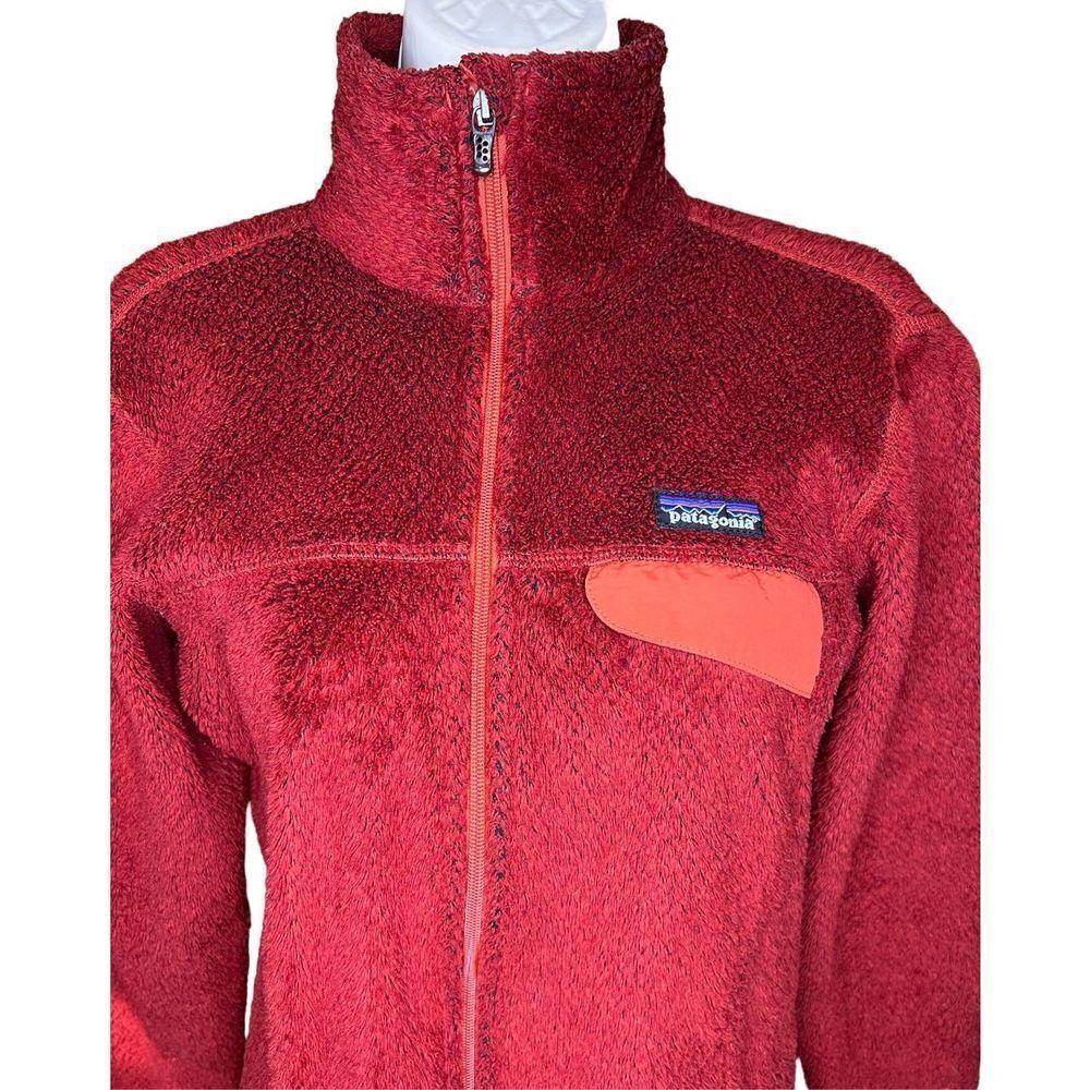 Patagonia Full Zip Re-ToolDeep Red Jacket Size Small - Picture 2 of 7